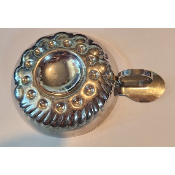 Sommeliers tasting cup Marche Aux Vins Beaune shallow silver tastevin winemaker - Picture 6 of 8